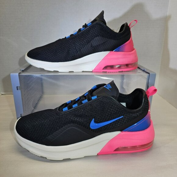Nike Women's Air Max Motion 2 Black/Blue/Pink/White Running Sneakers  Size 11 - Picture 1 of 16
